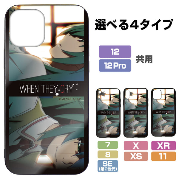 『ひぐらしのなく頃に 卒』魅音&詩音 When They Cry 強化ガラスiPhoneケース